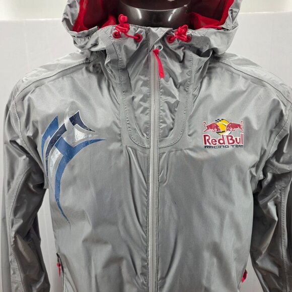 Puma Red Bull Racing Team Rain Silver Vintage Jacket Men’s Sz Medium - Picture 3 of 15
